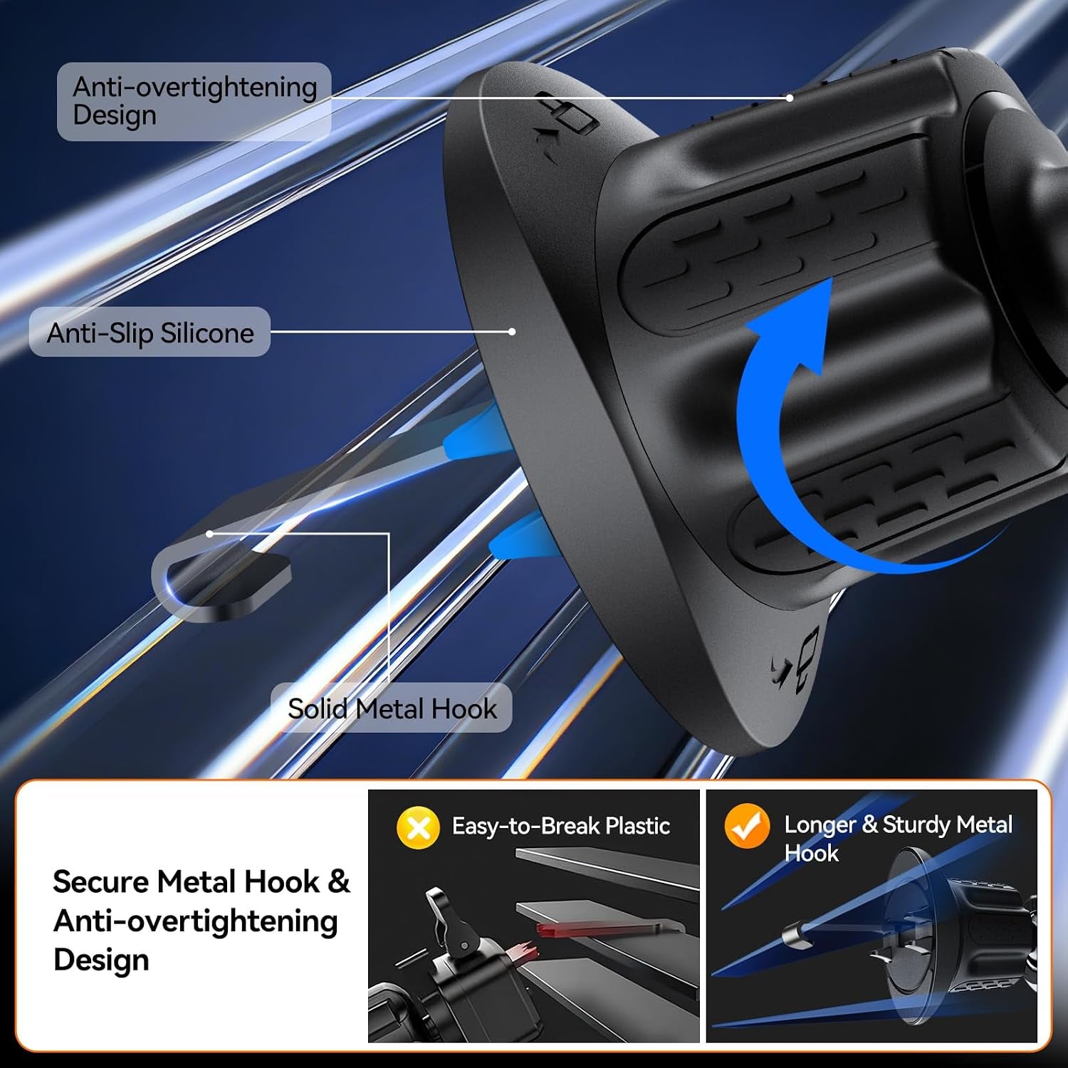 For Magsafe Car Mount,【22 N55 Super Magnets】 Magnetic Phone Holder for Car Air Vent, Cell Phone Mount Car Accessories Compatible with Iphone 17 16 15 14 13 12 Pro Max